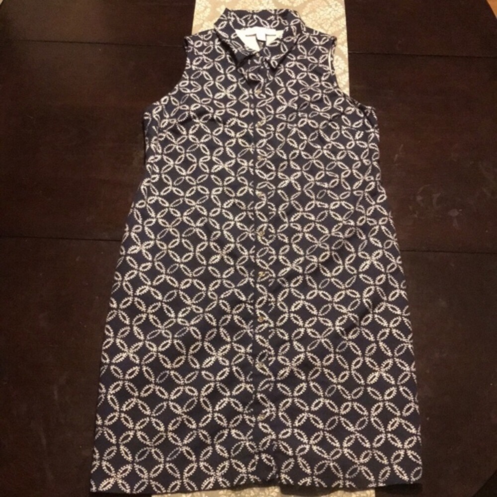 [Michael Kors] Navy & White Size 10 Dress